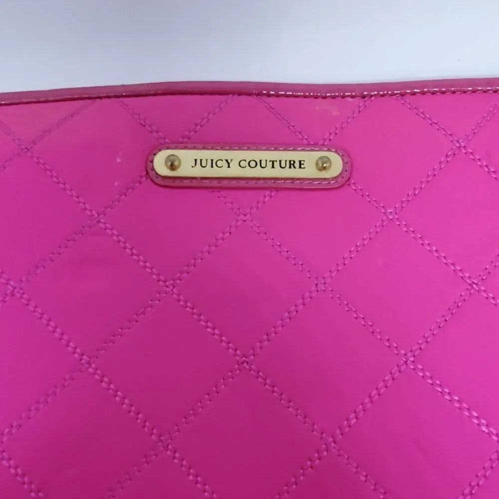 Juicy Couture Pink Quilted Laptop Sleeve